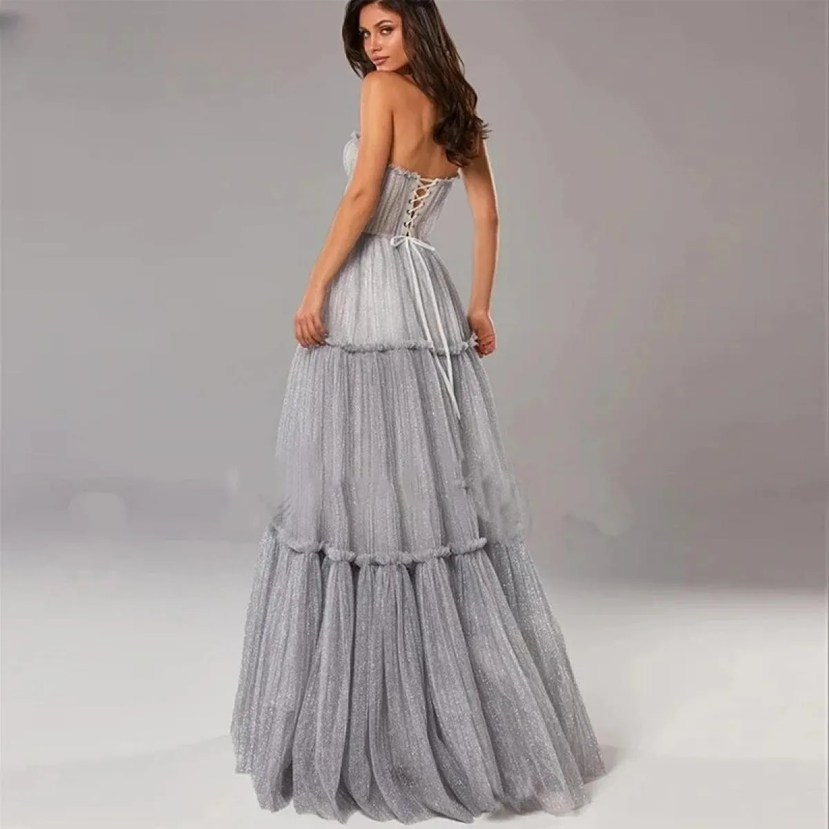 Abito elegante abito da sera abito da cocktail da sposa per giorno e notte abito da festa formale lungo lusso adatto richiesta P