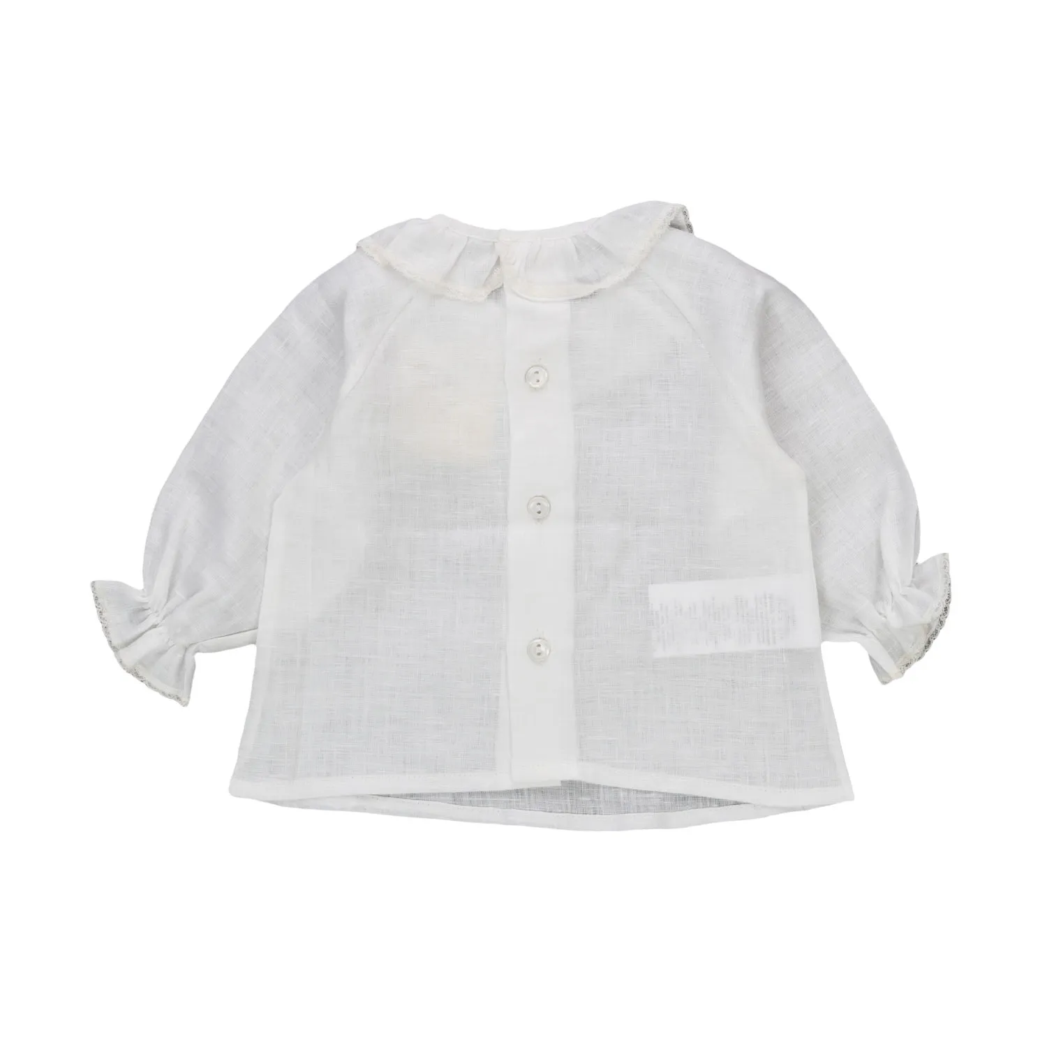 Blusa In Lino Neonato