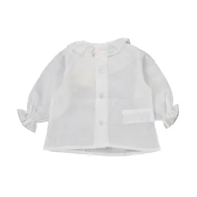 Blusa In Lino Neonato