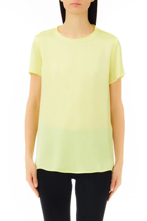 Blusa in misto seta liu jo