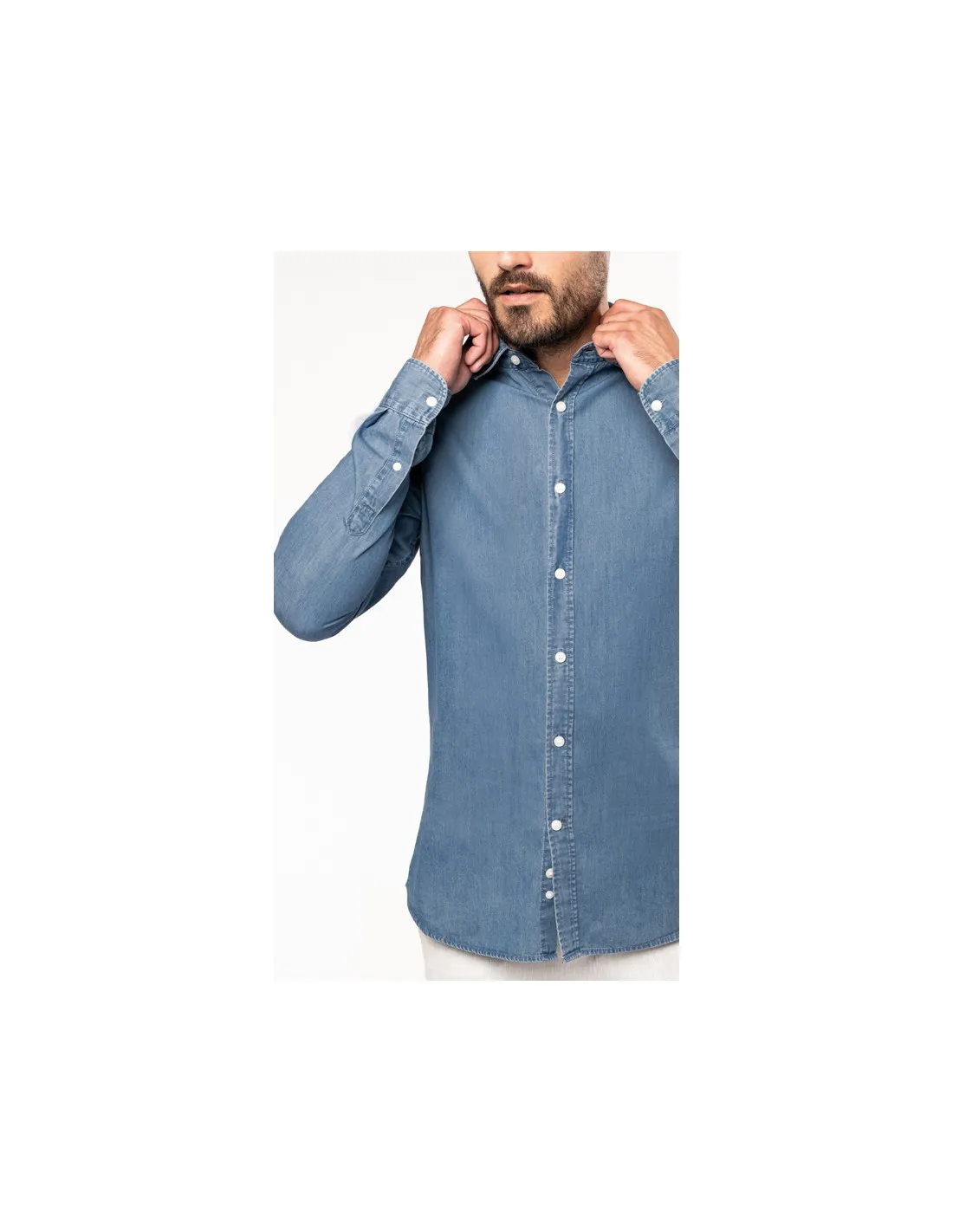 Camicia manica lunga Denim