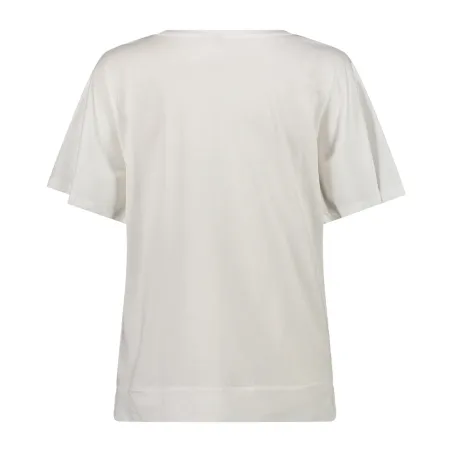 CMP   donna    T-shirt stampata con scollo ampio - col. A001