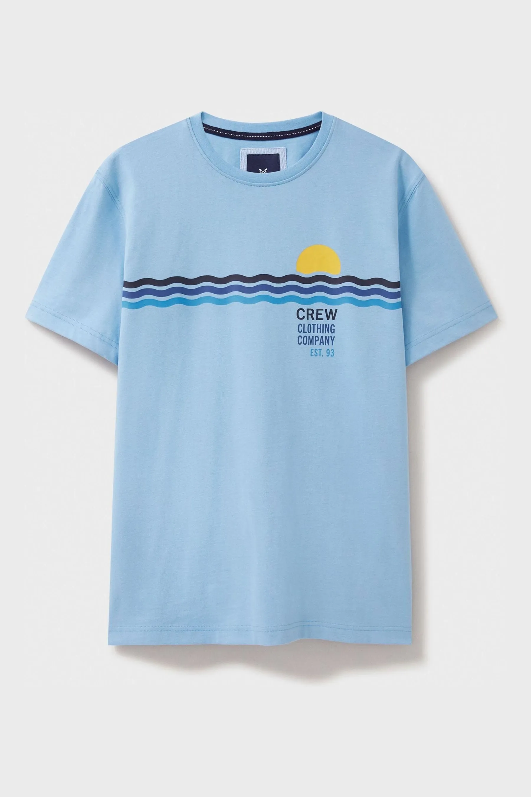 Crew Clothing - T-shirt stampata con tramonto