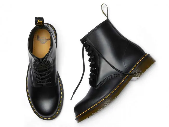 DR MARTENS ANFIBI DONNA INVERNO 10072004  1460 SMOOTH BLACK