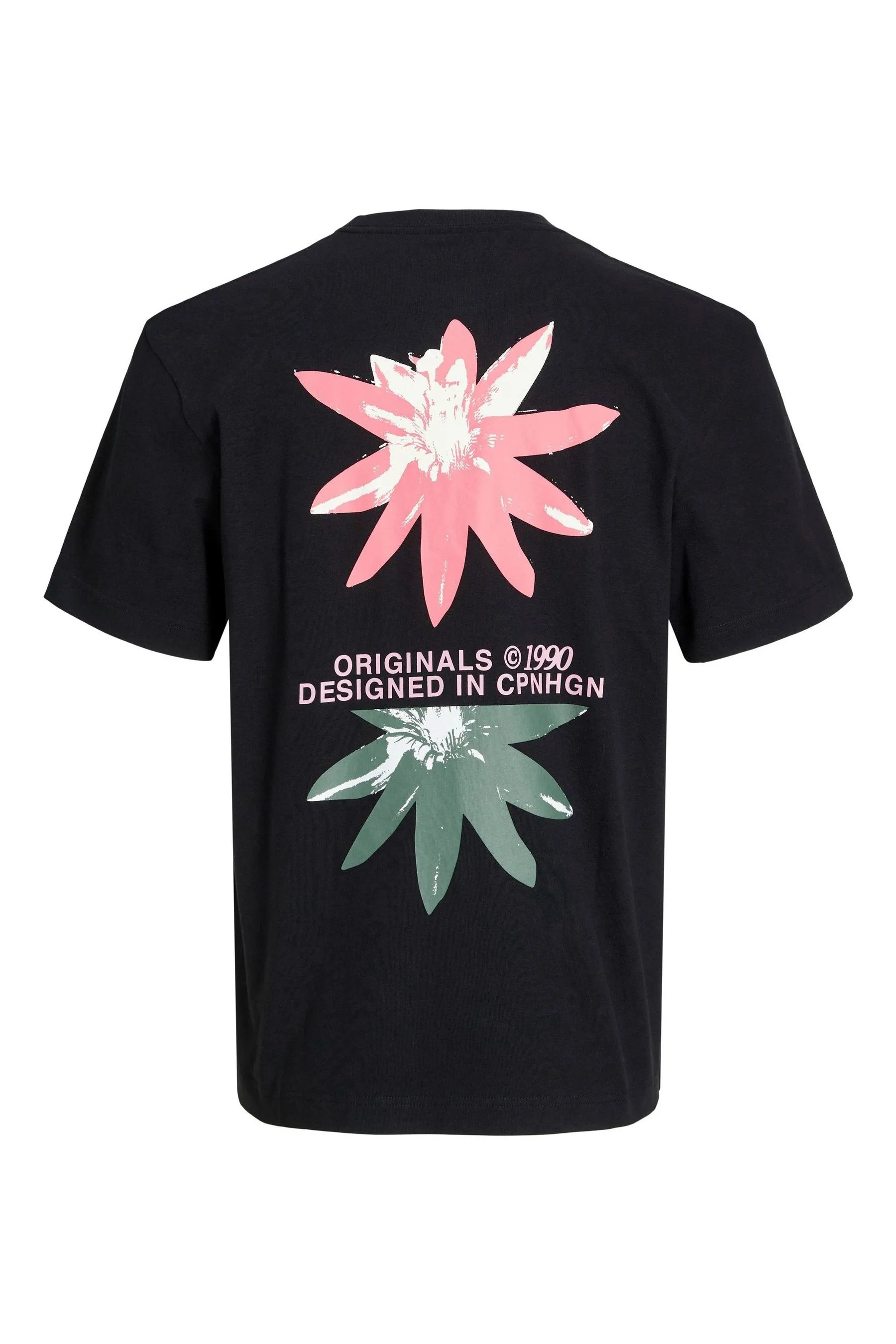 JACK & JONES - T-shirt stampata con stampa grafica sul retro