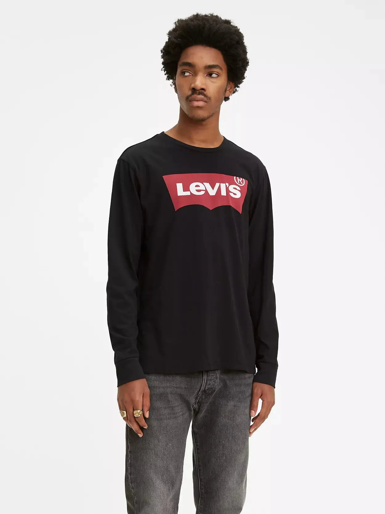 LEVI’S T-shirt stampata manica lunga