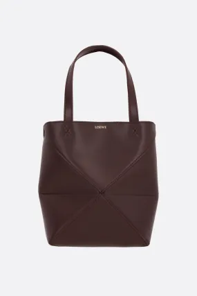  LOEWE borsa tote Puzzle Fold mini in pelle liscia 