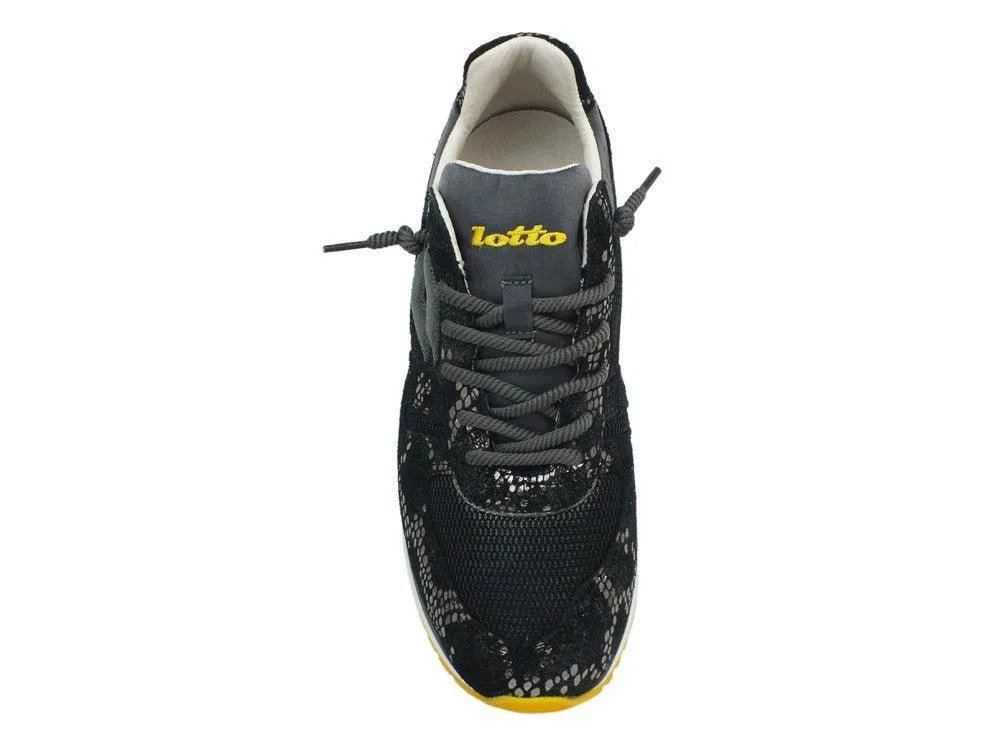 LOTTO Tokyo Wedge Crack Dark Gray 21116825U