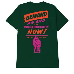 OBEY END POLICE BRUTALITY CLASSIC TEE