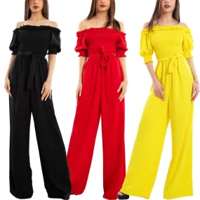 Overall Donna Elegante Pantaloni Tuta Jumpsuit Vb-82015