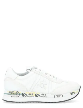 Sneaker Premiata Conny in pelle bianca