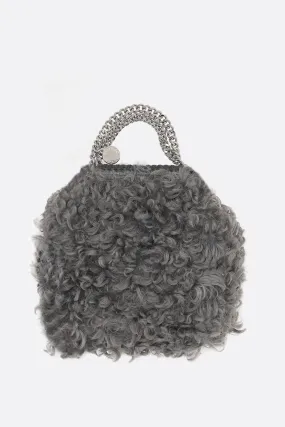  STELLA McCARTNEY borsa tote Falabella tiny in Plush Teddy 