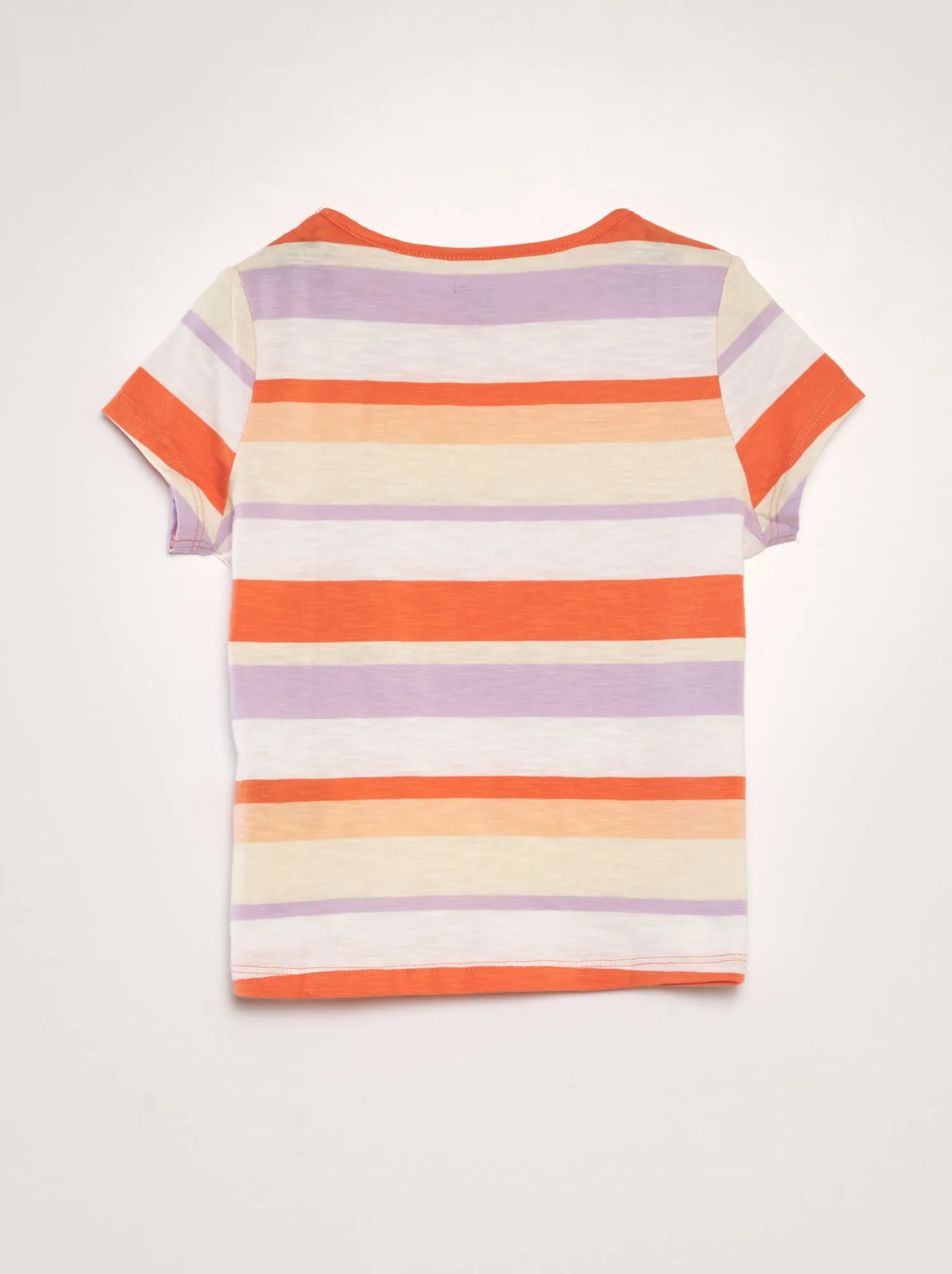 T-shirt forma boxy - ARANCIONE