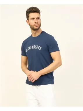 T-shirt girocollo Bikkembergs in cotone con logo