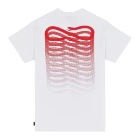 T-shirt Propaganda Ribs Bianco / Rosso