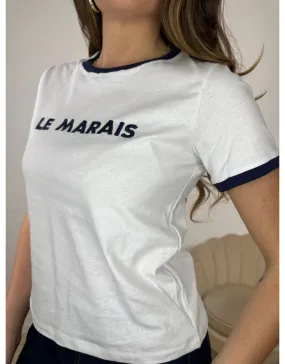 T-SHIRT "LE MARAINS" BIANCA