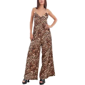 Tuta Jumpsuit Overall Salopette Ampia Animalier Vi-6320