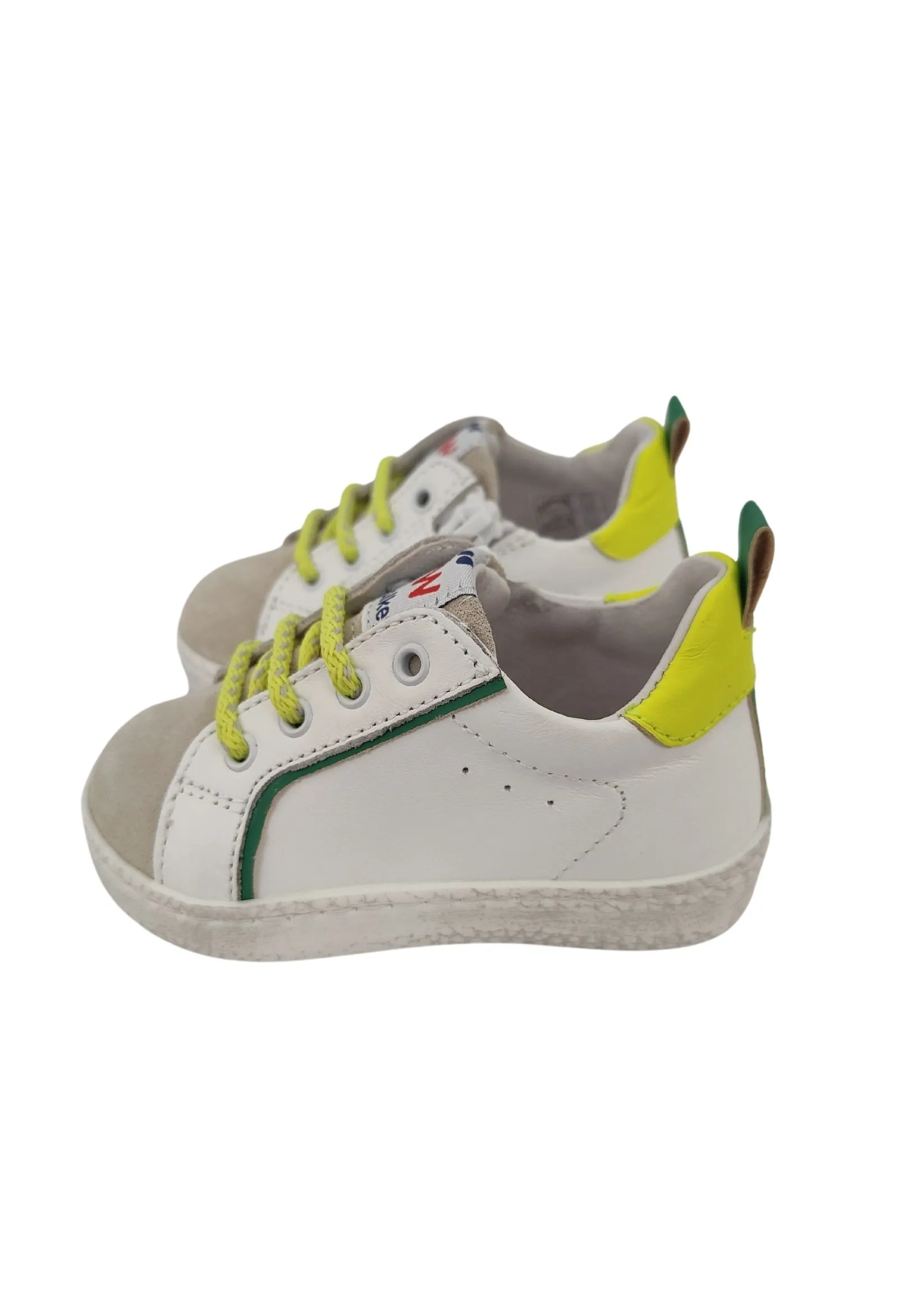 walkey  sneakers bassa in pelle e camoscio