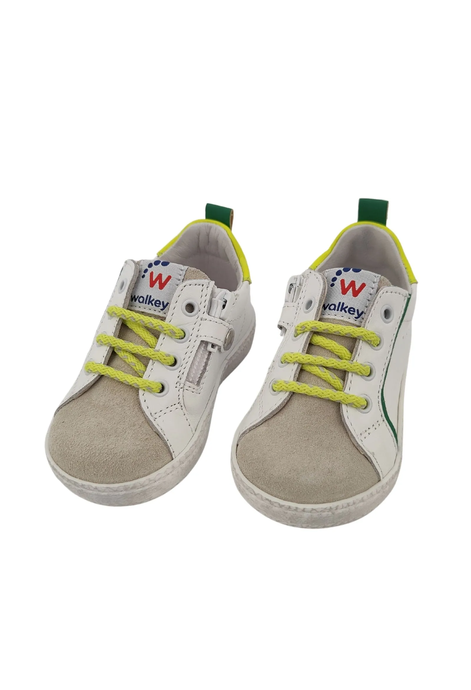 walkey  sneakers bassa in pelle e camoscio